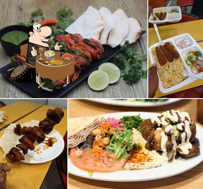 Food at Shawarma Nation