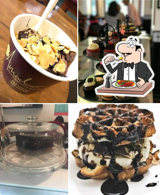 Food at Amadora Gourmet Ice Cream & Sorbet