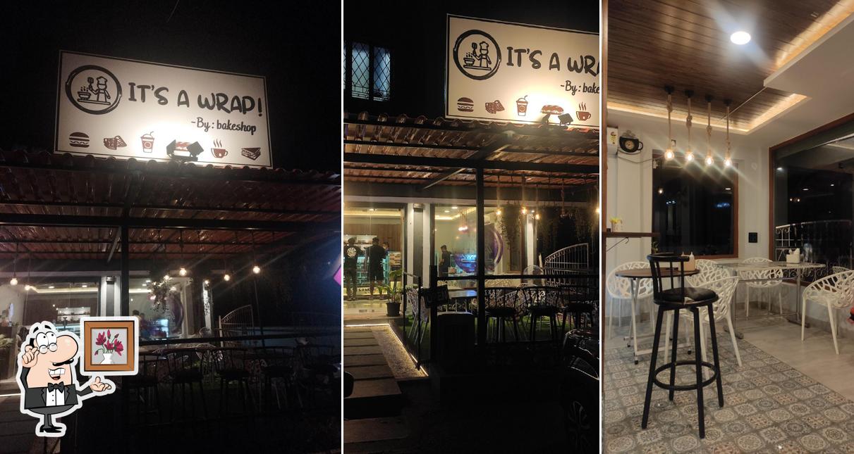 The interior of It’s a wrap!