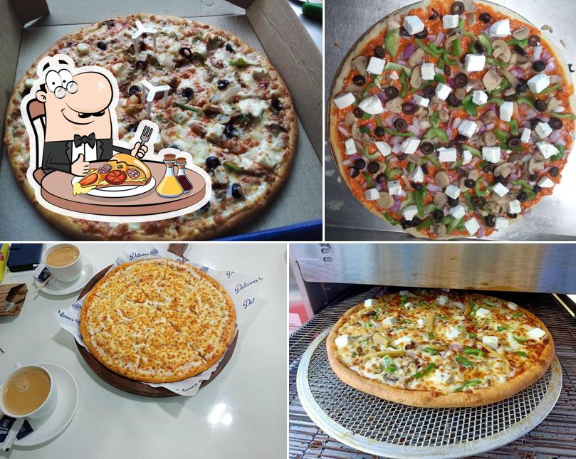 Order pizza at Delicious Pizza