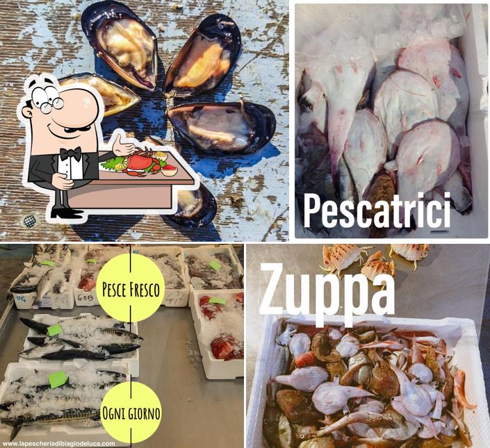 Prenditi tra i vari prodotti di cucina di mare offerti a Pescheria Biagio De Luca Trattoria