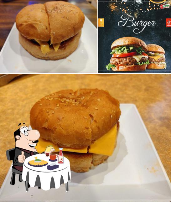 Get a burger at Jaini Food Neemuch