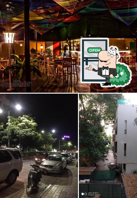 This is the photo showing exterior and interior at Margarita Deck