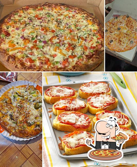 Get pizza at PIZZERIA CAFE