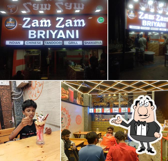 The interior of Zam Zam Briyani