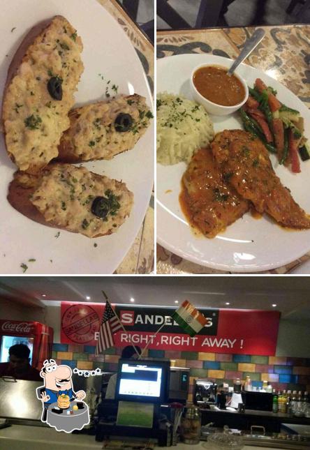 Check out the photo showing food and interior at Sandella’s Restaurant Bar & Cafe - Best Coffee Shops in Amritsar