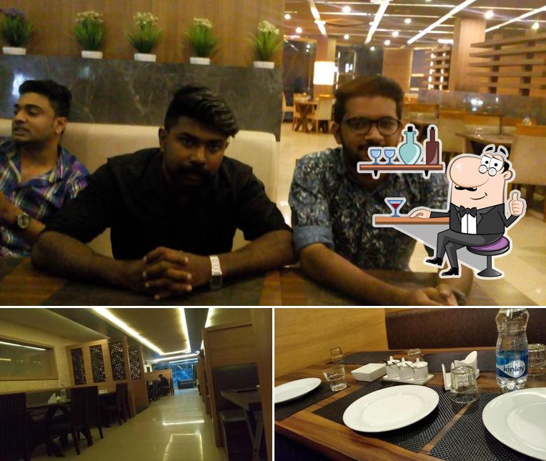 The interior of Mazali Restaurant Mannarkkad