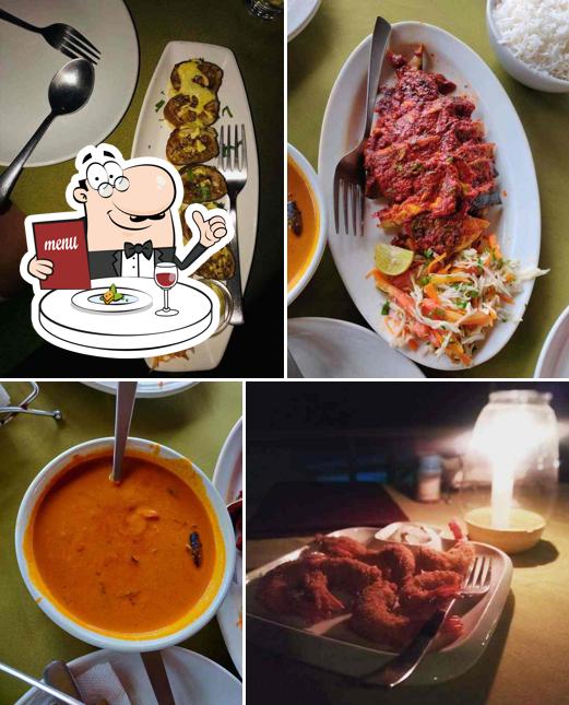 Food at Palms n Sands Beach Restobar Candolim