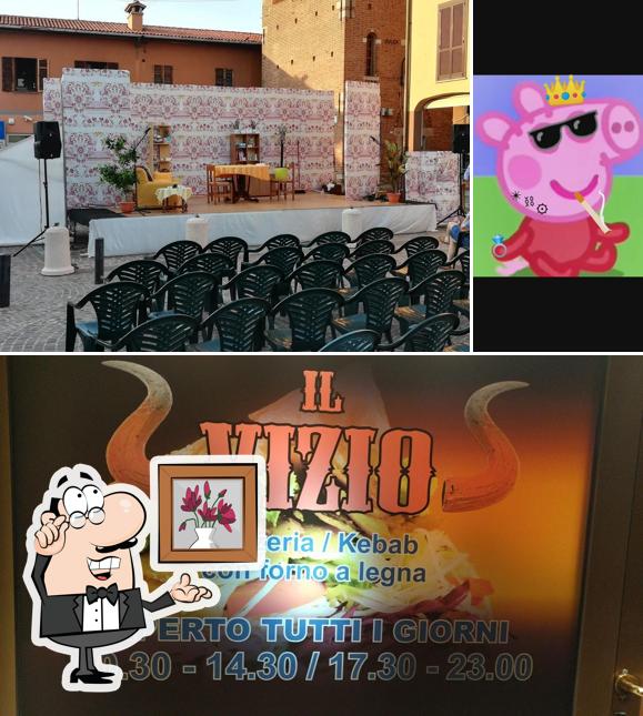 Gli interni di Pizzeria Il Vizio
