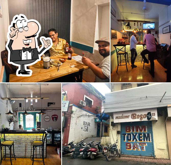 The interior of BAR 51