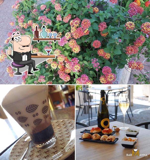 Gli interni di Bar Manna