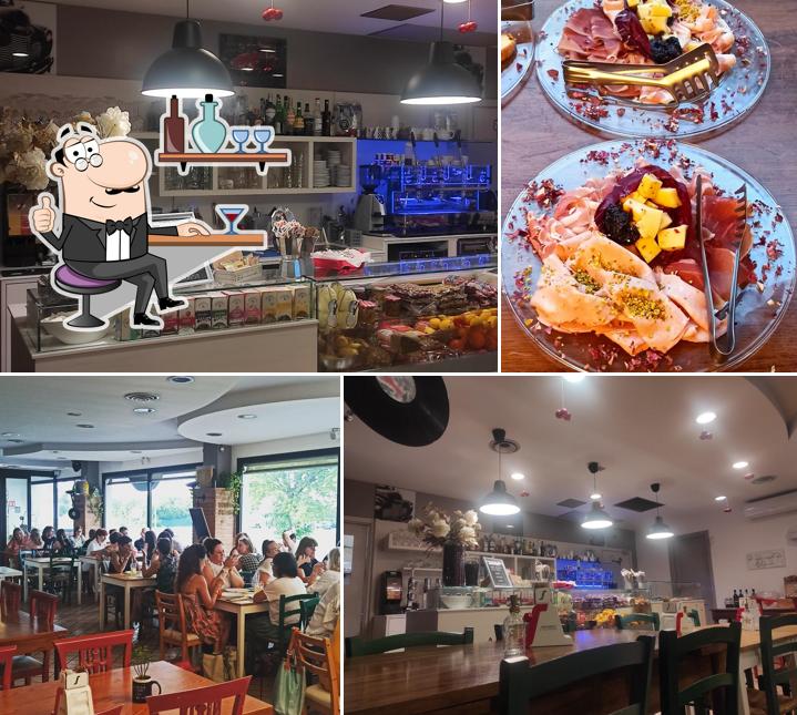 Gli interni di Brigitte Bistrot & Cafè e Pizzeria