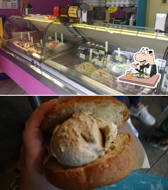 Cibo al Gelateria Zeus