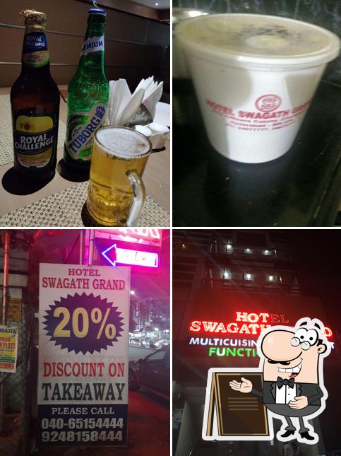 The restaurant's exterior and drink
