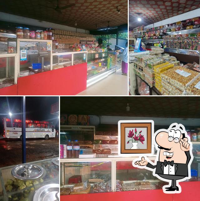 The interior of KRISHNA HALWA STALL