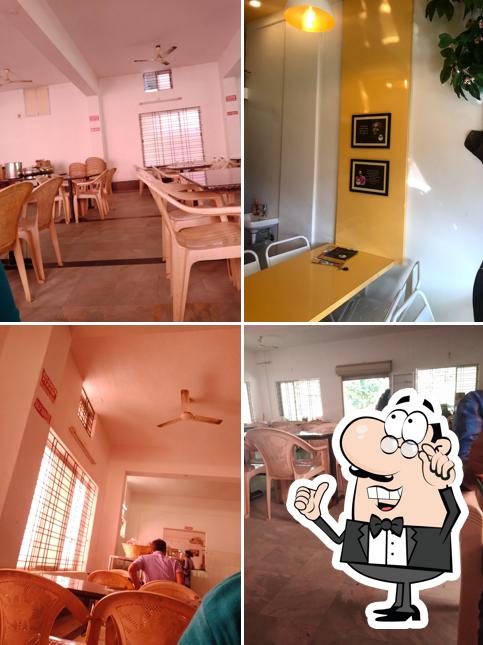 The interior of Poornaprajna Canteen