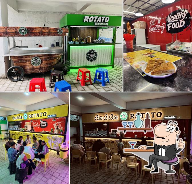 The interior of ROTATO (The Snack Bar)