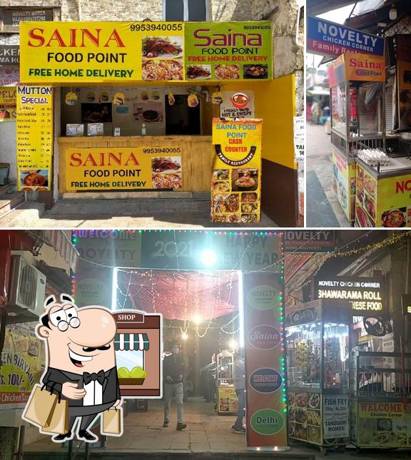 The exterior of SAINA FOOD POINT