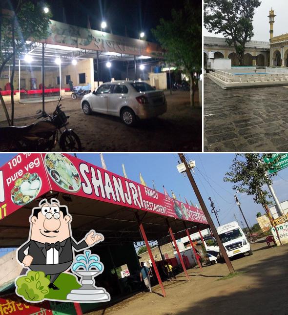 The exterior of Shanjri Family Restaurant