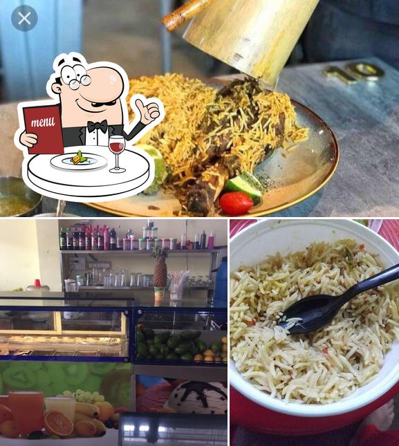 Food at Zafran Restaurant Veg & Nonveg