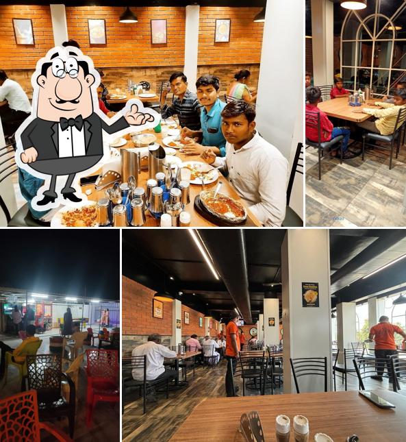 The interior of Ashirwad Hotel & Resto Cafe