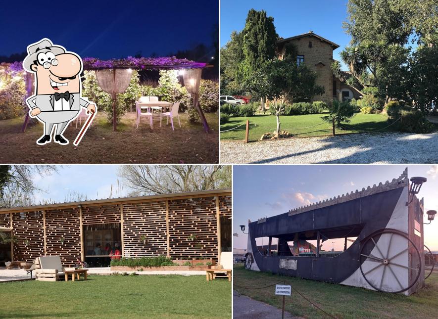 Goditi la vista dagli esterni di Casale Traiano