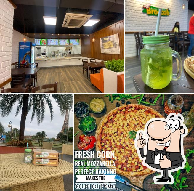 See this picture of Broccoli Pizza and Pasta