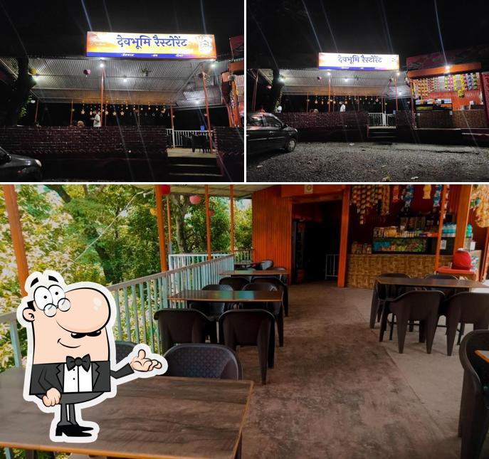 The interior of Devbhoomi Restaurant