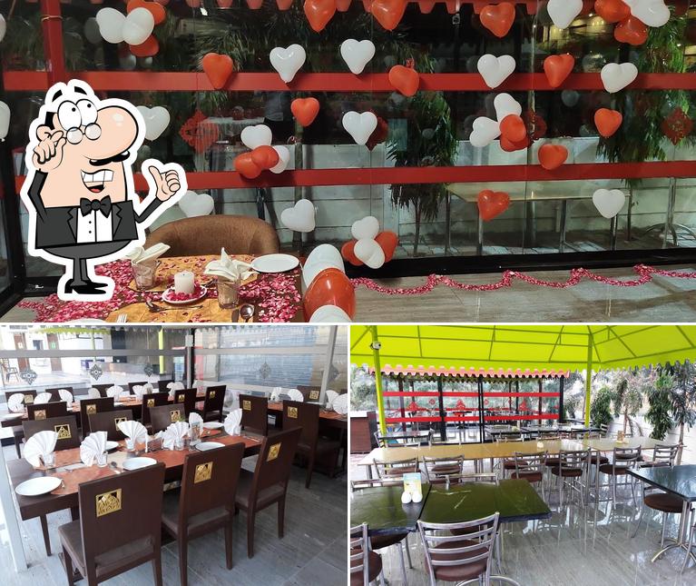 The interior of Dev Restaurant