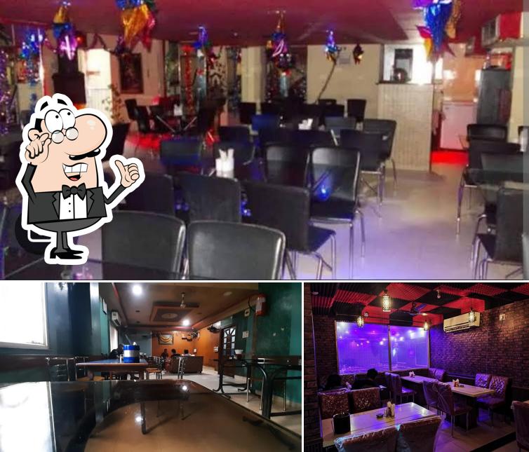 The interior of Night Queen Restaurant & Bar Live Music Hookah Available - Dum Dum Park, Bangur, Lake Town