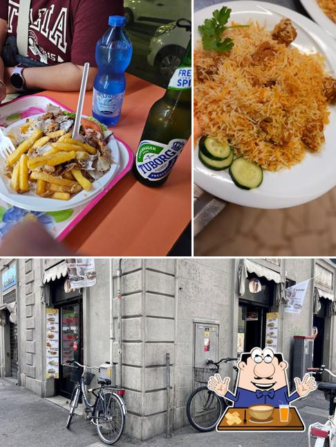 Tra le diverse cose da Punjab Kebab si possono trovare la cibo e esterno