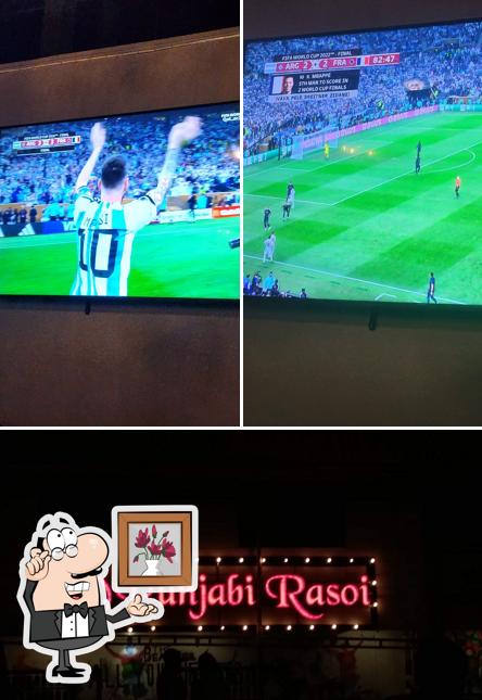 The restaurant's interior and exterior