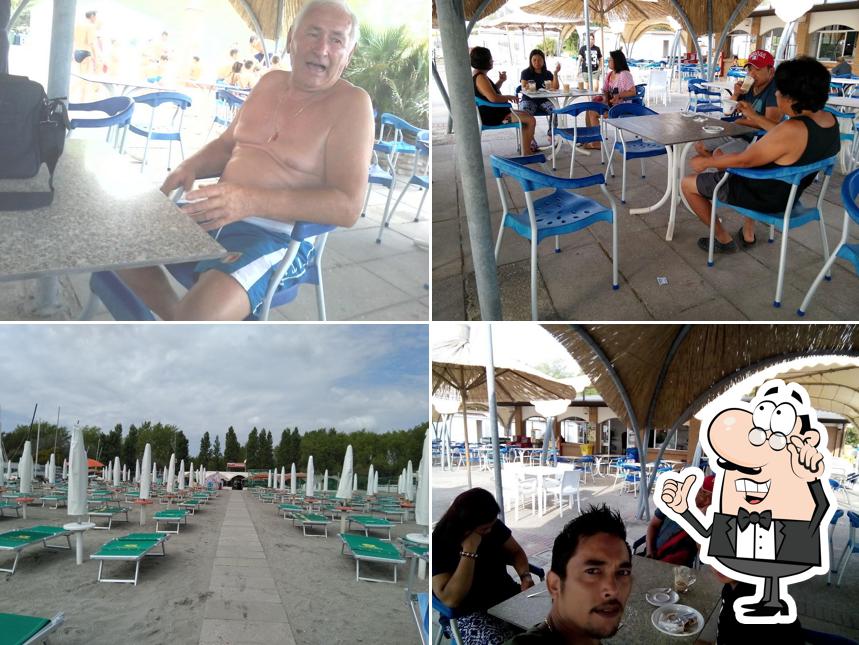 Gli interni di Bagno Estense