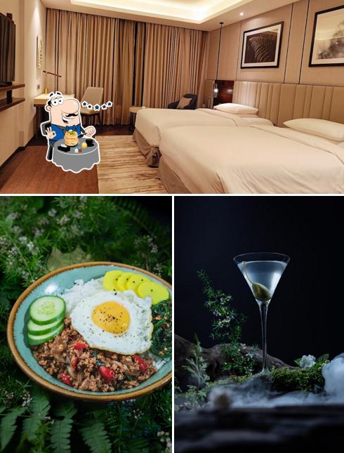 Check out the picture depicting food and interior at Beyul - Mystical Rooftop Bar and Lounge