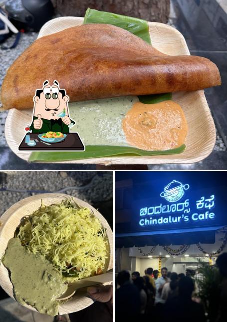 Food at Chindalur's cafe