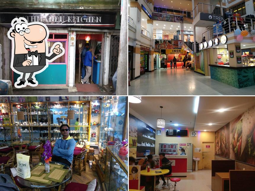 The interior of UD'S chicken