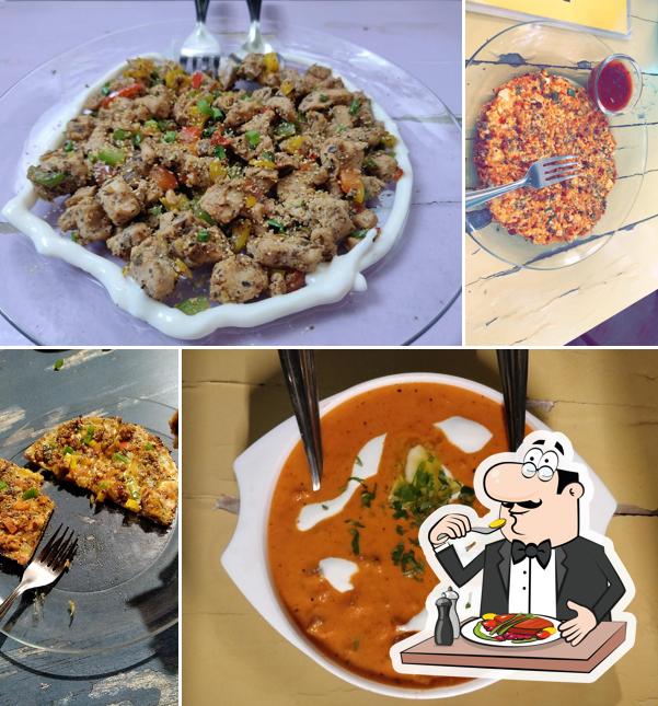 Food at Cafe Table Talk