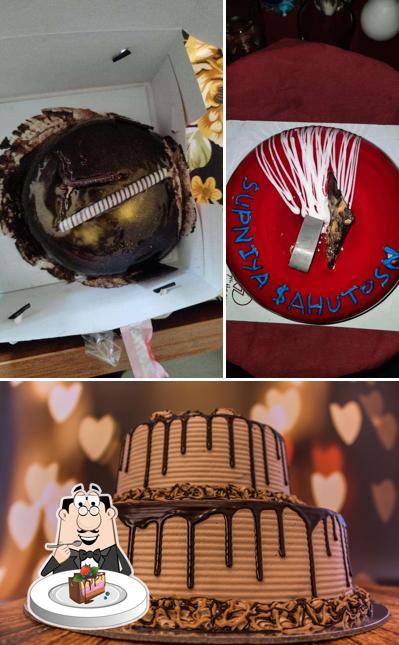 Chocolate cake at 7th Heaven