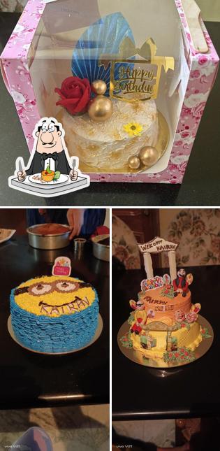 This is the picture depicting food and interior at Cakewalk(Home bakery) dibrugarh