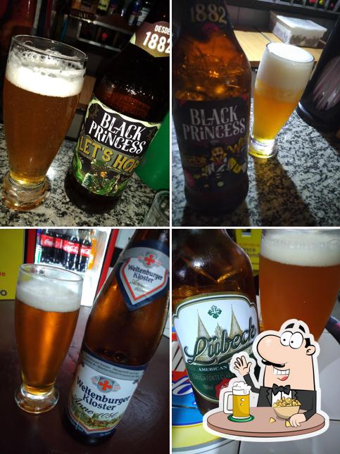 Espetos Bar serve uma gama de cervejas