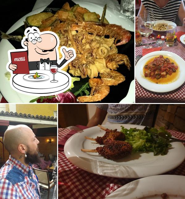 Platti al Trattoria Al Boia Partanes