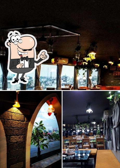 The interior of Get Social - The Rooftop Cafe