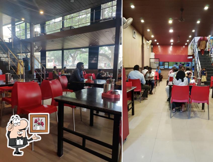 The interior of Hotel Sambrama