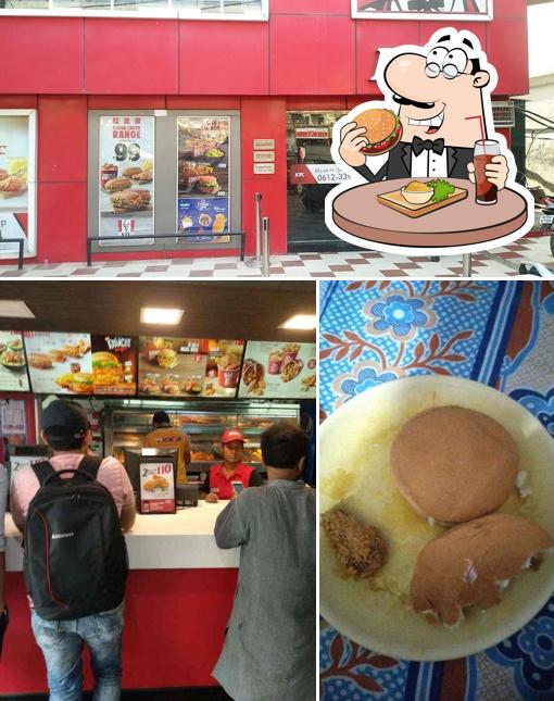 Order one of the burgers available at KFC