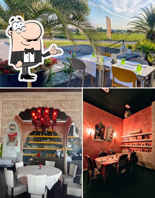 Gli interni di La Curcuma Ristorante Indiano