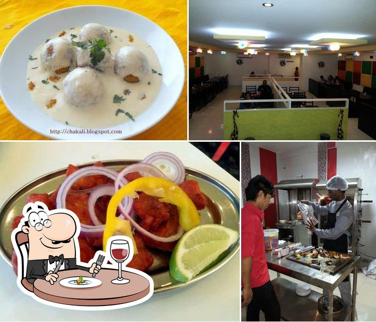 This is the photo depicting food and interior at Maggies Multicuisine Garden Restaurant
