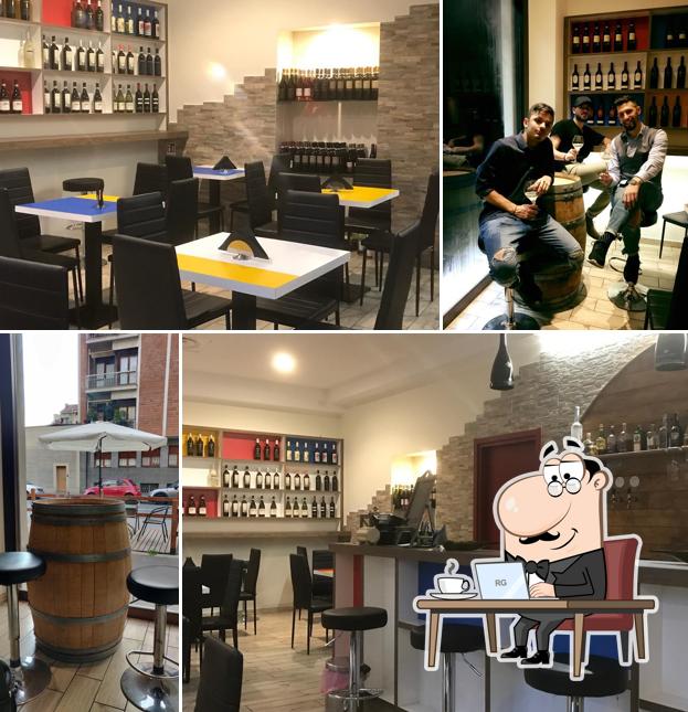 Gli interni di Divino in Vino