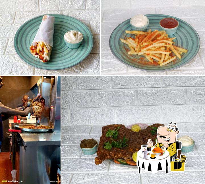 Food at Engineer's Shawarma