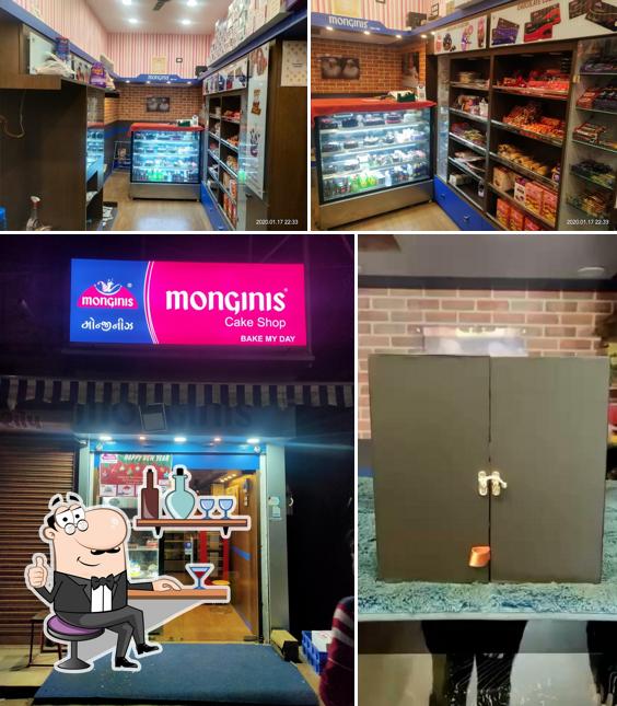 The interior of Monginis Cake Shop Kapadwanj