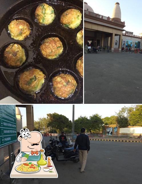 Take a look at the image depicting food and exterior at Sangam Cafe